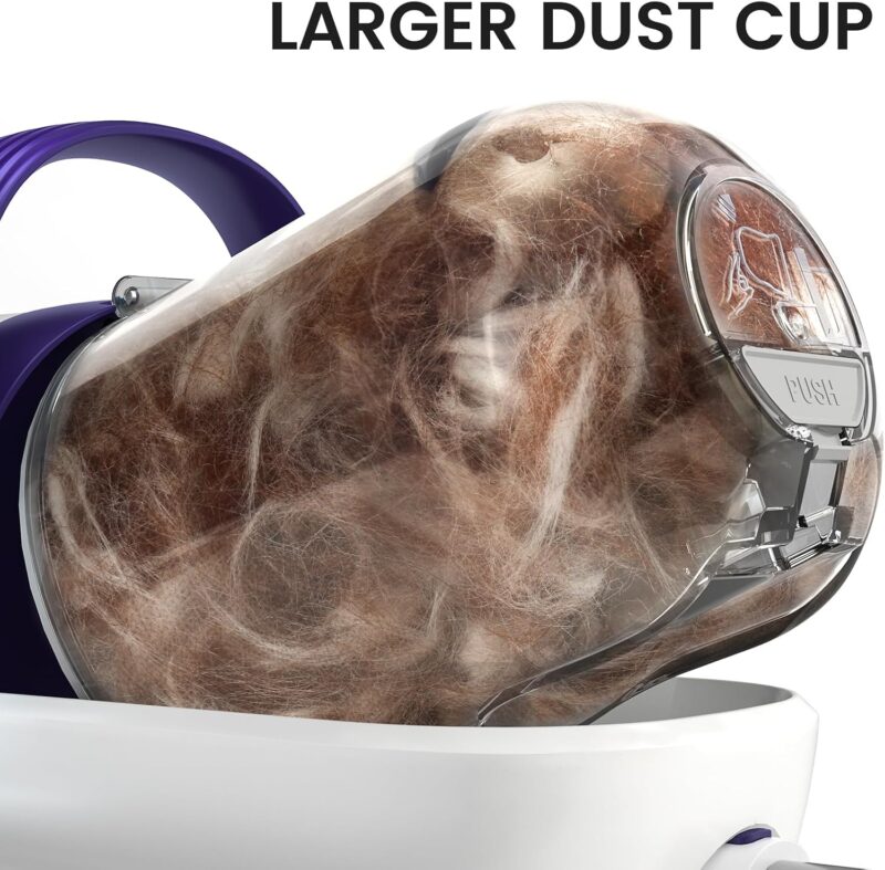 Dog Grooming Vacuum, Pet Grooming Vacuum with Clipper Nail Grinder, 1.5L Dust Cup Dog - Image 4
